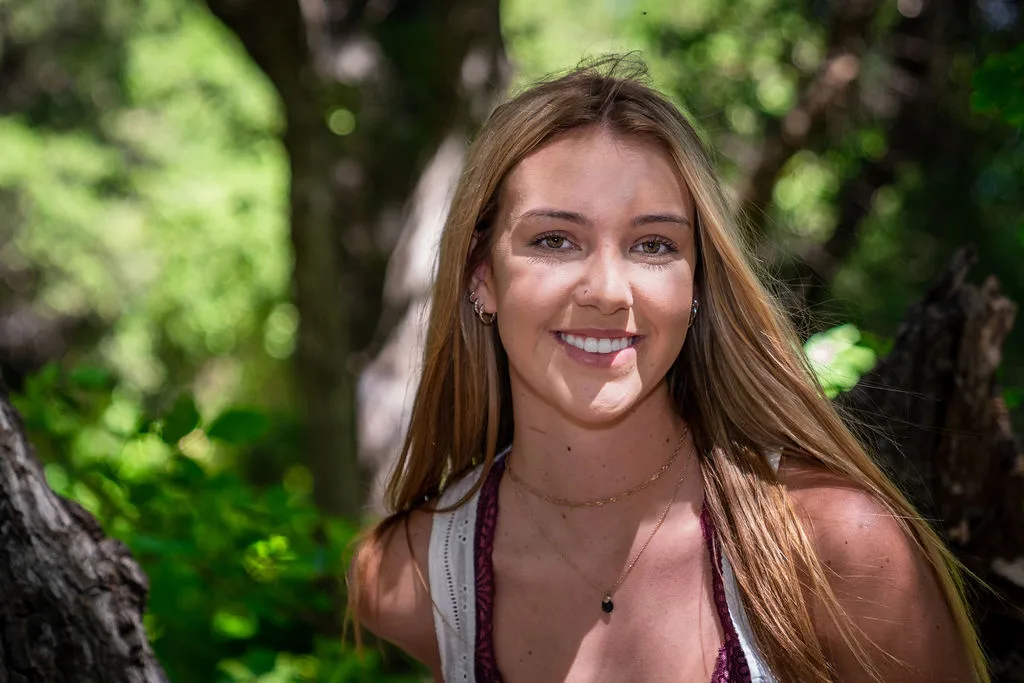 Portrait photography session outdoors in Southern California