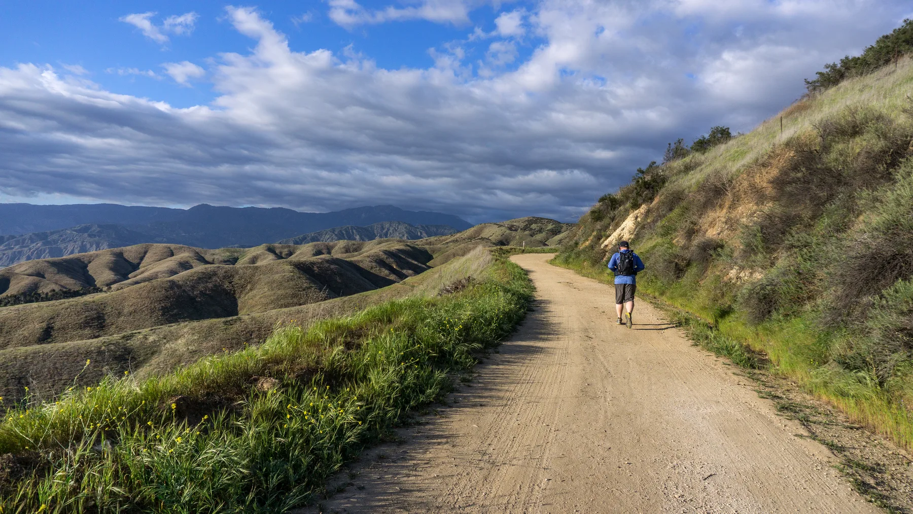 Wide landscape view of the San Bernardino Mountains rising above the Yucaipa valley